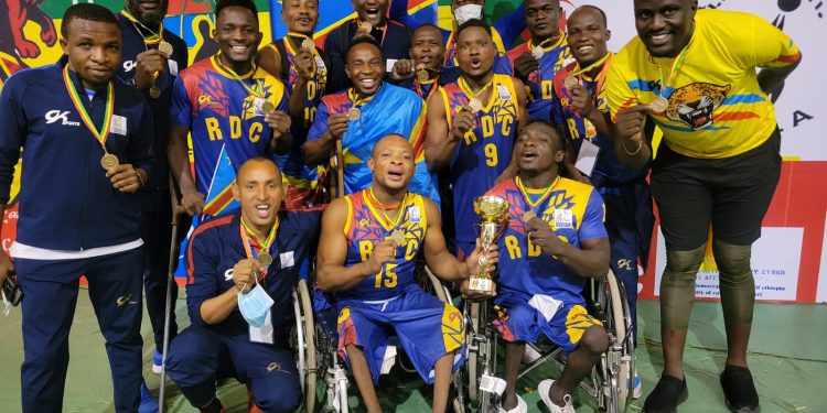 BASKETBALL SUR FAUTEUIL/ELIM. MONDIAL DUBAÏ 2022 : HEROÏQUES, LES LEOPARDS