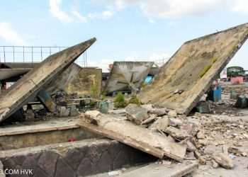 Le marché central de Kinshasa (Zando) en réhabilitation
