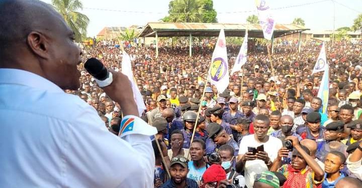 L'opposant Martin Fayulu est dans l'espace Grand Equateur depuis ce vendredi 28 janvier dans la journée comme annoncé il y a peu.