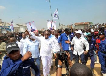 Martin Fayulu Madidi a foulé ce vendredi 28 janvier 2022 le sol de la ville de Lisala dans la province de Mongala.