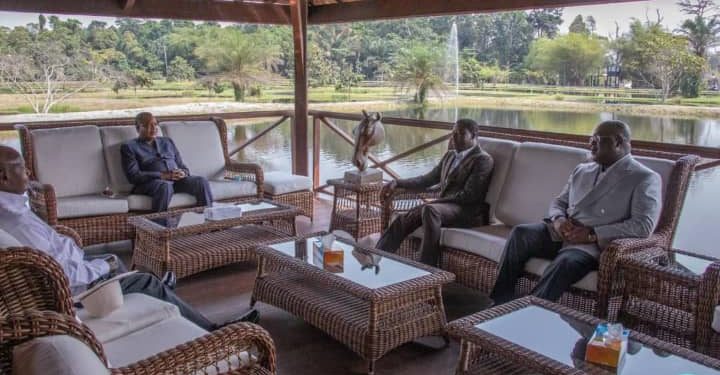 Les présidents Denis Sassou N'Guesso du Congo-Brazzaville, Félix Tshisekedi de la RDC, Yoweri Museveni de l'Ouganda et Faure Gnassingbé du Togo se retrouvent au Congo Brazzaville, pour une réunion. Cette rencontre quadripartite se tiendra dans le département de la cuvette situé au nord du pays, plus précisément dans la ville d'Oyo.  