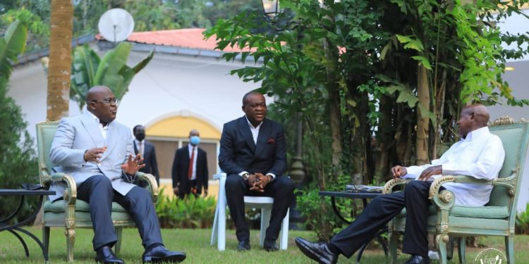 Ce samedi 12 février dans la soirée, les Chefs d'Etats Yoweri Kaguta Museveni, Président de l'Ouganda ; Dénis Sassou N'Guesso, président de la République du Congo; Faure Essozimna Gnassingbé, président de la République Togolaise et; Félix Tshisekedi, président de la République démocratique du Congo, se sont réunis à Oyo, au Nord du Congo-Brazzaville pour examiner les questions politiques et sécuritaires du continent.