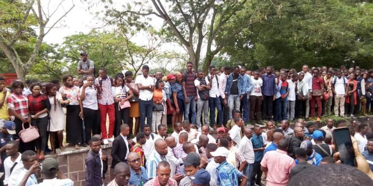Les étudiants de l'université pédagogique nationale (UPN) exigent la reprise des cours, en claire la fin de la grève des professeurs.