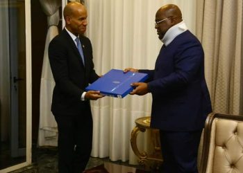 Brian Nelson, est à Kinshasa depuis quelques jours. Après avoir été reçu par le chef du gouvernement Sama Lukonde, l'autorité americaine a été reçu par le Chef de l'Etat Félix Tshisekedi à la cité de l'Union Africaine, ce vendredi 18 mars 2022.