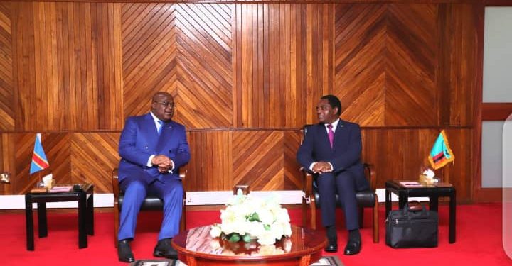 Le Président de la République démocratique du Congo (RDC) Félix Tshisekedi et de la République de la Zambie Hakainde Hichilema ont créé ce vendredi 29 avril 2022 le conseil de la batterie de la RDC et de la Zambie.