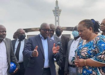 Ce jeudi 19 mai 2022, le Premier ministre, Jean-Michel Sama Lukonde a procédé à une visite d'inspection à l'Échangeur de Limete, où se déroule les travaux de construction du Grand Mémorial P.E.Lumumba.