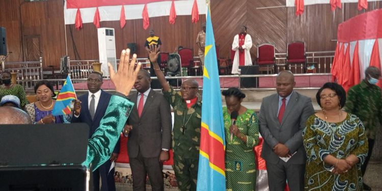 Pour soutenir les Forces armées de la République démocratique du Congo (FARDC) qui font face à des multiples forces négatives, une prière à été organisée à la cathédrale Centenaire de l'Eglise du christ au Congo (ECC).