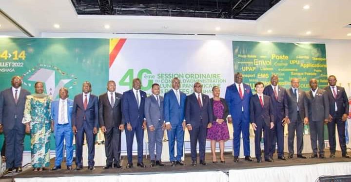 La ville de Kinshasa a abrité ce mardi 12 juillet 2022 l'ouverture des travaux de la 40e session de l'Assemblée plénière du conseil d'administration de l'Union panafricaine des postes (UPAP). C'est le Premier Ministre Sama Lukonde qui a lancé ces travaux, devant plusieurs personnalités de la République démocratique du Congo notamment le Ministre de PTNTIC,
