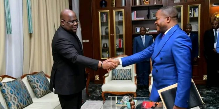 Une première pour le président de la Cour constitutionnelle, depuis qu'il a été élu par ses pairs. Dieudonné Kamuleta a été reçu par le Chef de l'Etat Félix Tshisekedi ce jeudi à la cité de de l'Union Africaine.