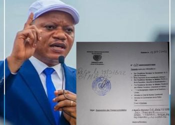 Jean Marc Kabund interdit de poursuivre la construction du terrain Waya waya