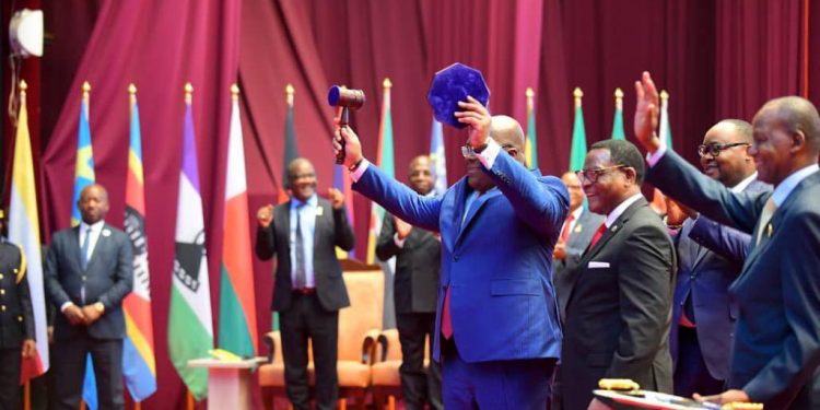 Le Chef de l'Etat Félix Tshisekedi a pris officiellement ses fonctions de Président de la Communauté de développement de l'Afrique australe (SADC) ce mercredi 17 août 2022.