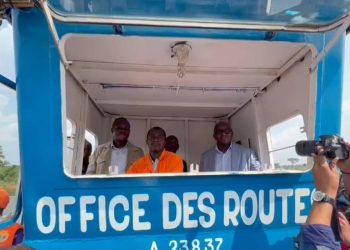 Kananga :  un bac de l&rsquo;Office des Routes inauguré