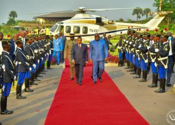 RDC – RC : Denis Sassou N&rsquo;guesso en séjour à Kinshasa