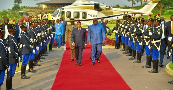 RDC – RC : Denis Sassou N&rsquo;guesso en séjour à Kinshasa