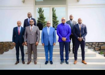 Établissements publics : tête-à-tête Sama Lukonde et l&rsquo;équipe dirigeante de la caisse nationale de péréquation