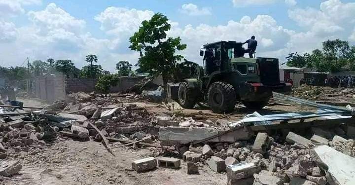 Construction anarchique : les maisons construites sur le cimetière Kinsuka démolies