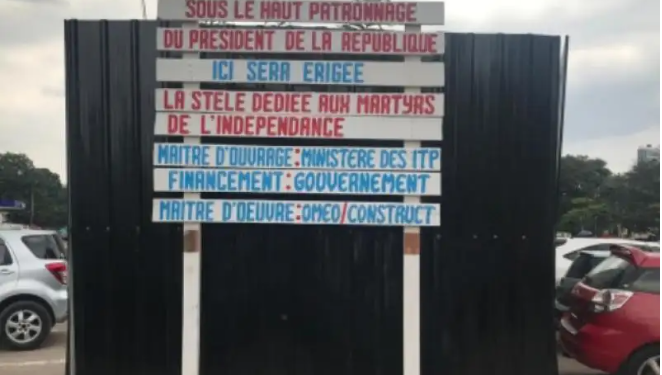 Kinshasa : Une nouvelle stèle en mémoire des Martyrs de l&rsquo;indépendance