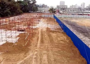 Construction du marché central : les travaux à l’étape de la fondation !