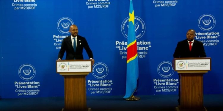 Crimes commis par le M23/RDF en RDC : le « Livre blanc » recensant les preuves rendu public par le gouvernement