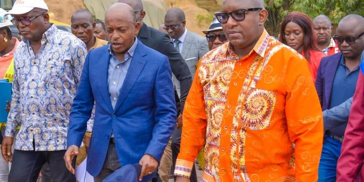 Infrastructures routières à Kinshasa : Sama Lukonde inspecte les travaux en cours de réalisation