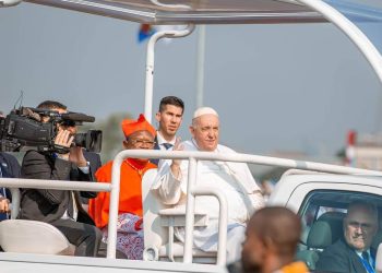 Messe Pontificale : le Pape François déjà à Ndolo