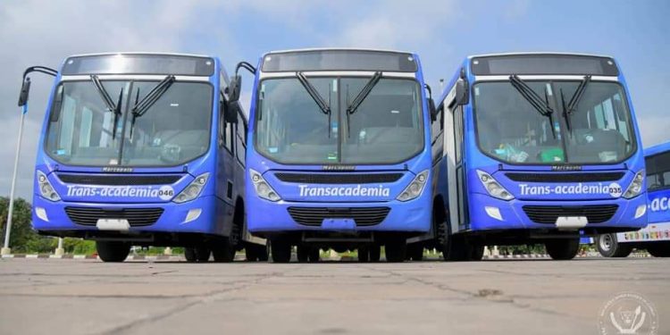 Transport : Mise en circulation des bus TransAcadémia