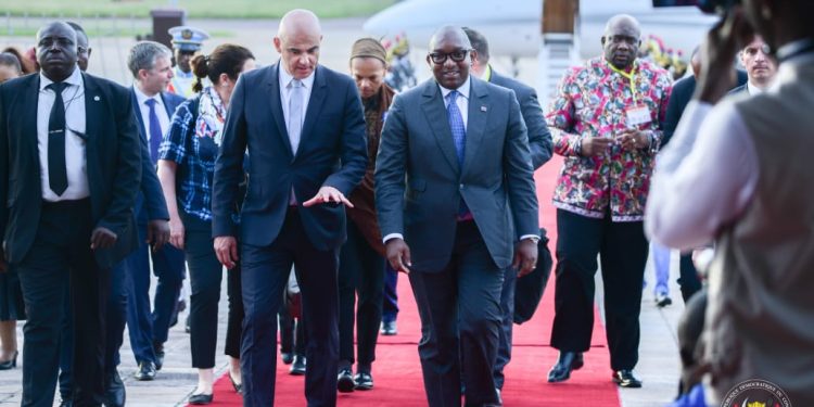 RDC : Alain Berset, Président de la confédération suisse à Kinshasa