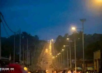 Kinshasa : L&rsquo;éclairage public sur l&rsquo;avenue Elengesa inauguré