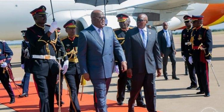 Coopération : Félix Tshisekedi en visite d&rsquo;Etat à Gaborone