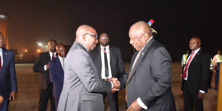 Coopération : Cyril Ramaphosa à Kinshasa