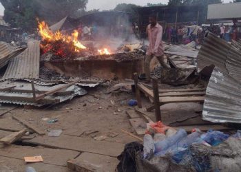Kinshasa : Un incendie a ravagé le marché Matadi Kibala