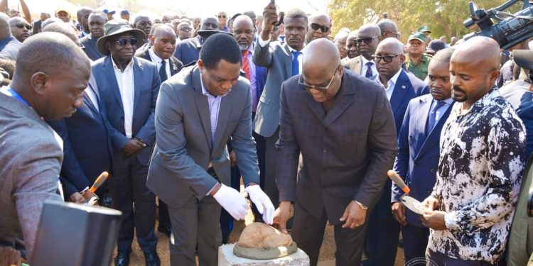 Infrastructures : lancement du projet de construction pont-route « Kasomeno – Mwenda »