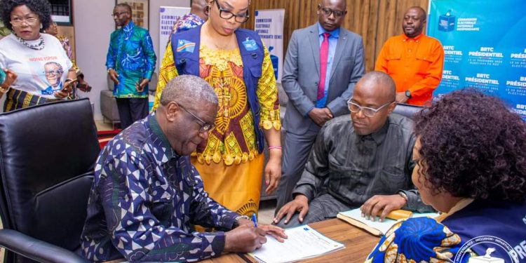 Présidentielle 2023 : Denis Mukwege a déposé sa candidature