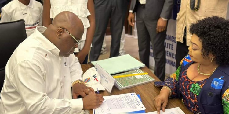 Présidentielle 2023 : Félix Tshisekedi officiellement candidat à sa propre succession