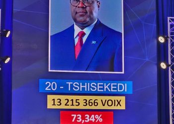 RDC : Félix Tshisekedi réélu président de la République