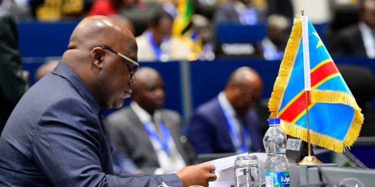 RDC : Felix Tshisekedi remercie le président de l&rsquo;UA pour son accompagnement aux efforts de paix