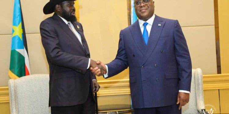 Sécurité/EAC : Félix Tshidekedi et Salva Kiir pour l&rsquo;harmonisation des processus de Luanda et de Nairobi