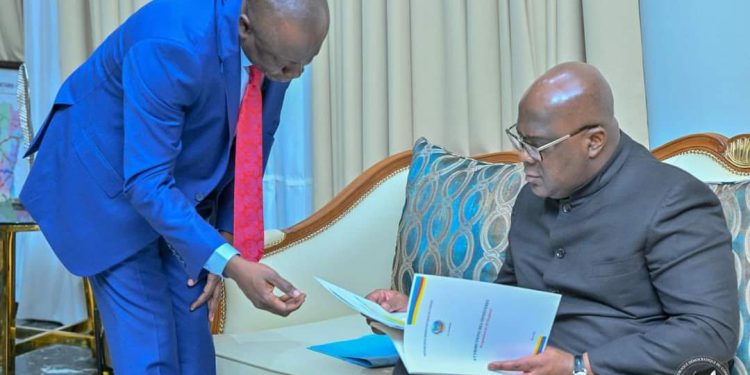 Formation du Gouvernement : l&rsquo;informateur A. Kabuya remet son rapport au président Tshisekedi