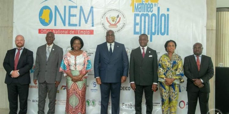 Matinée de l’emploi de l&rsquo;ONEM : Félix Tshisekedi réitère son engagement pour la création de plus d’emplois