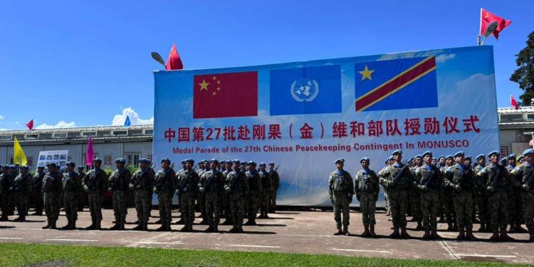 Retrait progressif de la Monusco : le contingent chinois quitte la RDC