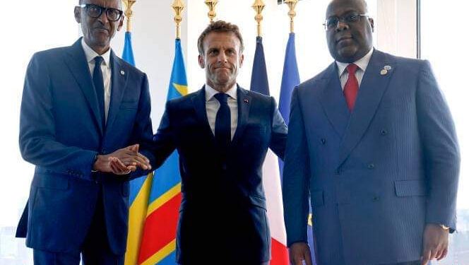 Tension RDC-Rwanda : Emmanuel Macron appelle Tshisekedi et Kagame à reprendre les discussions