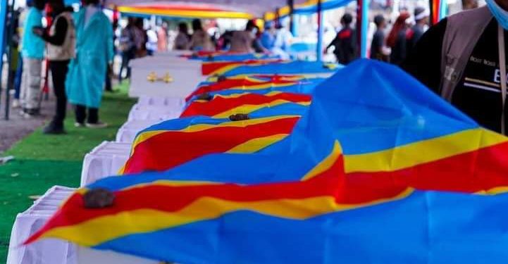 Bombardements de Mugunga : les victimes de l&rsquo;insupportable portées en terre