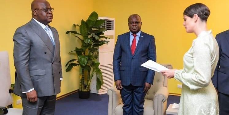 Diplomatie : 3 ambassadeurs ont présenté leur lettres de créance à Félix Tshisekedi