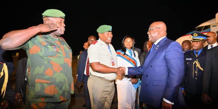 RDC : Le Président Tshisekedi à Lubumbashi pour le lancement des Trains du service national