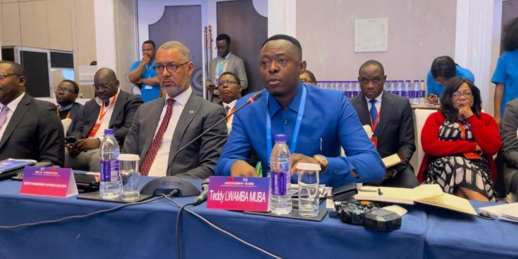 Forum Chine-RDC: Teddy Lwamba présente le potentiel hydroélectrique de la RDC.