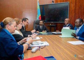 Assemblée Nationale : Échanges sur la sécurisation des déplacés internes entre Christophe Mboso et l’ONU
