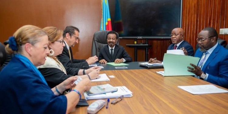 Assemblée Nationale : Échanges sur la sécurisation des déplacés internes entre Christophe Mboso et l’ONU