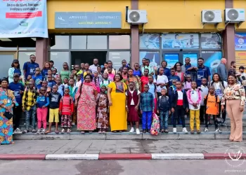 Kinshasa : Cinquante enfants déplacés du Nord-Kivu en plaidoyer pour la paix à l&rsquo;Est de la RDC