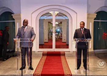 RDC – RCongo : Félix Tshisekedi salue les progrès du projet « Pont-route-rail sur le fleuve Congo »