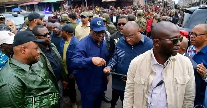 Infrastructures : Félix Tshisekedi inspecte plusieurs routes à Kinshasa